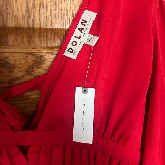 Anthropologie red top - Picture 4 of 5